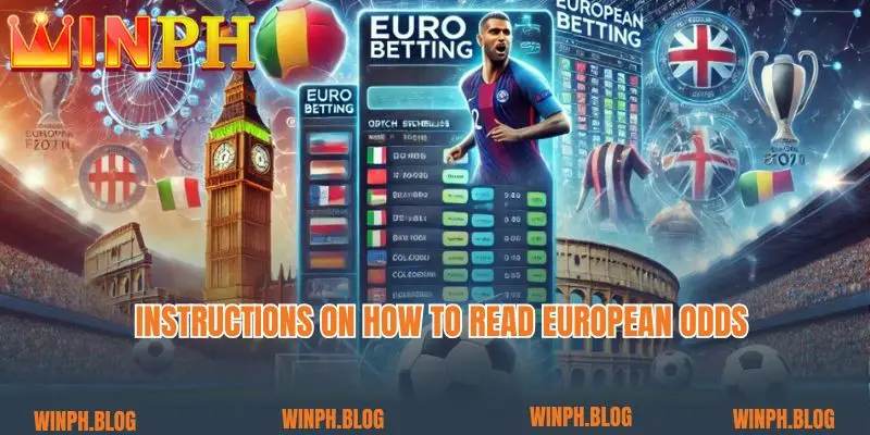 Instructions on how to read European Odds